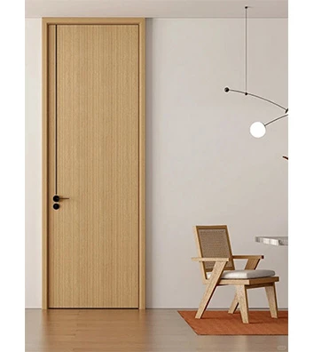 Can the surface of a Solid wood composite door be repainted if it is scratched or discolored after long-term use?​